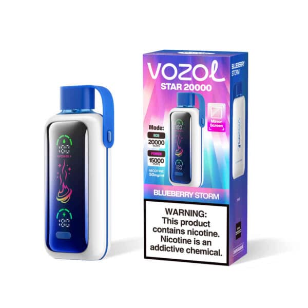 Vozol Star 20000 Blueberry Storm – Bild 2