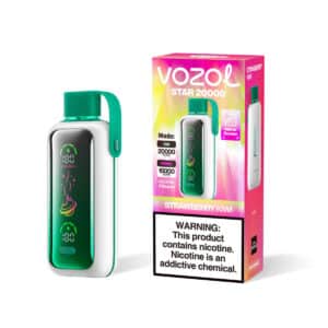 Vista alternativa de Vozol Star 20000 Strawberry Kiwi