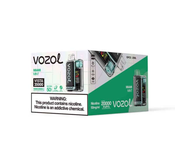 Vozol Vista 20000 Miami Mint – Bild 3