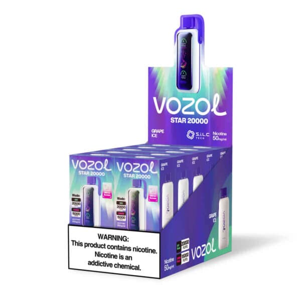 Vozol Star 20000 Grape Ice – Bild 3