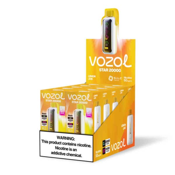 Vozol Star 20000 Lemon Lime – Bild 3