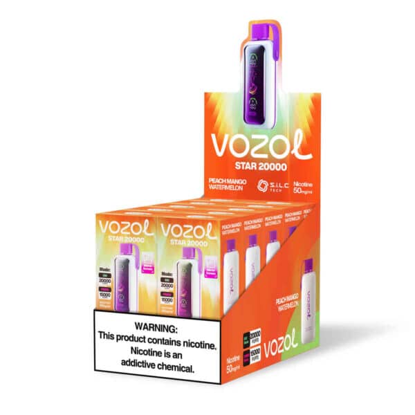 Vozol Star 20000 Peach Mango Watermelon – Bild 3
