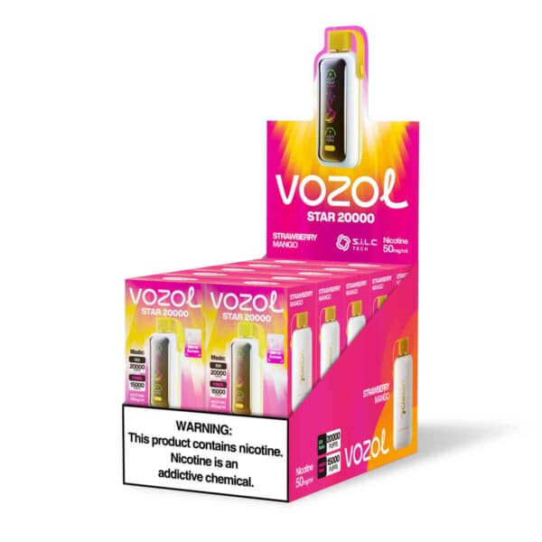 Vozol Star 20000 Strawberry Mango – Bild 3
